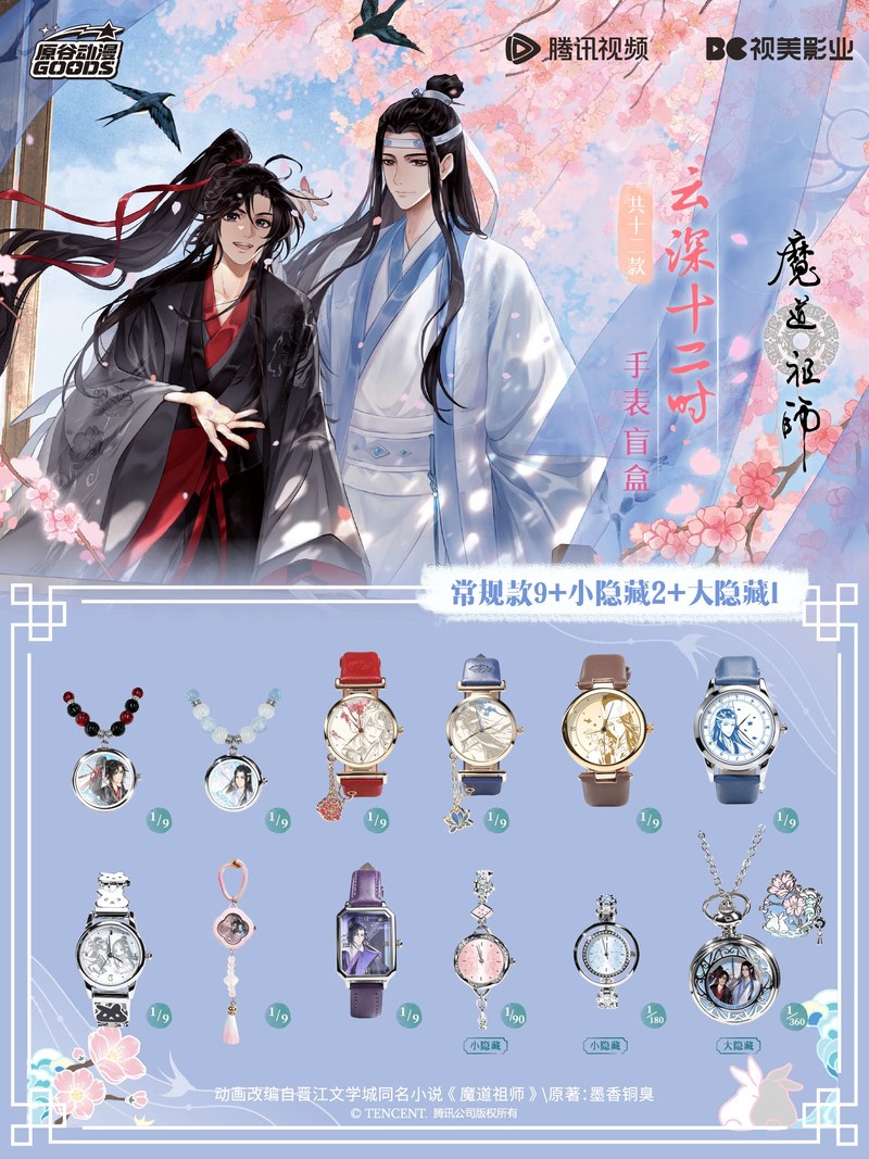 Watch Accessories - Mdzs Acg Goods จี้นาฬิกา The Untamed