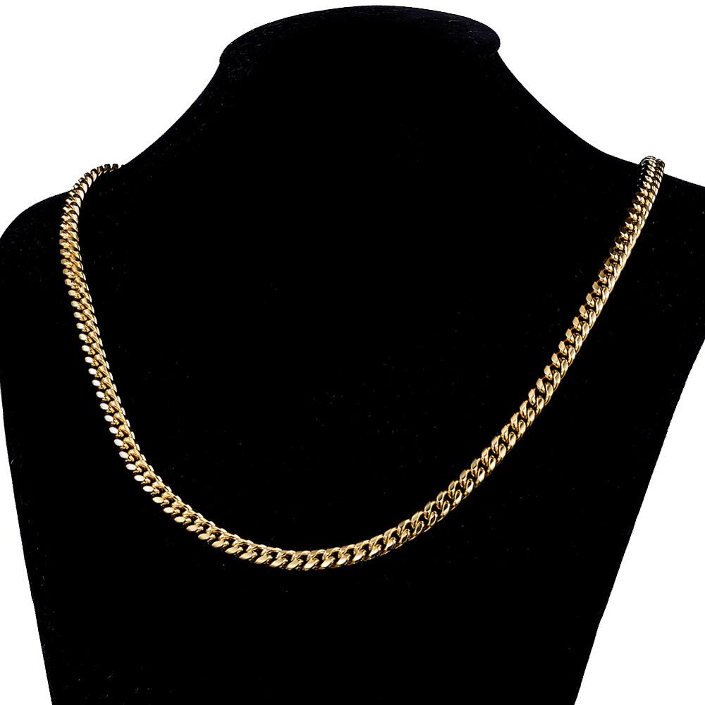 TOPGRILLZ สแตนเลสสตีลสี Cuban  - Cuban Link Chain 12Mm บทวิจารณ์และราคา