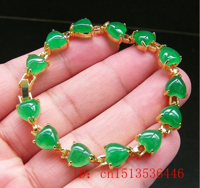 หยกสีเขียวธรรมชาติ Agate LOVE  - Bracelets บทวิจารณ์และราคา