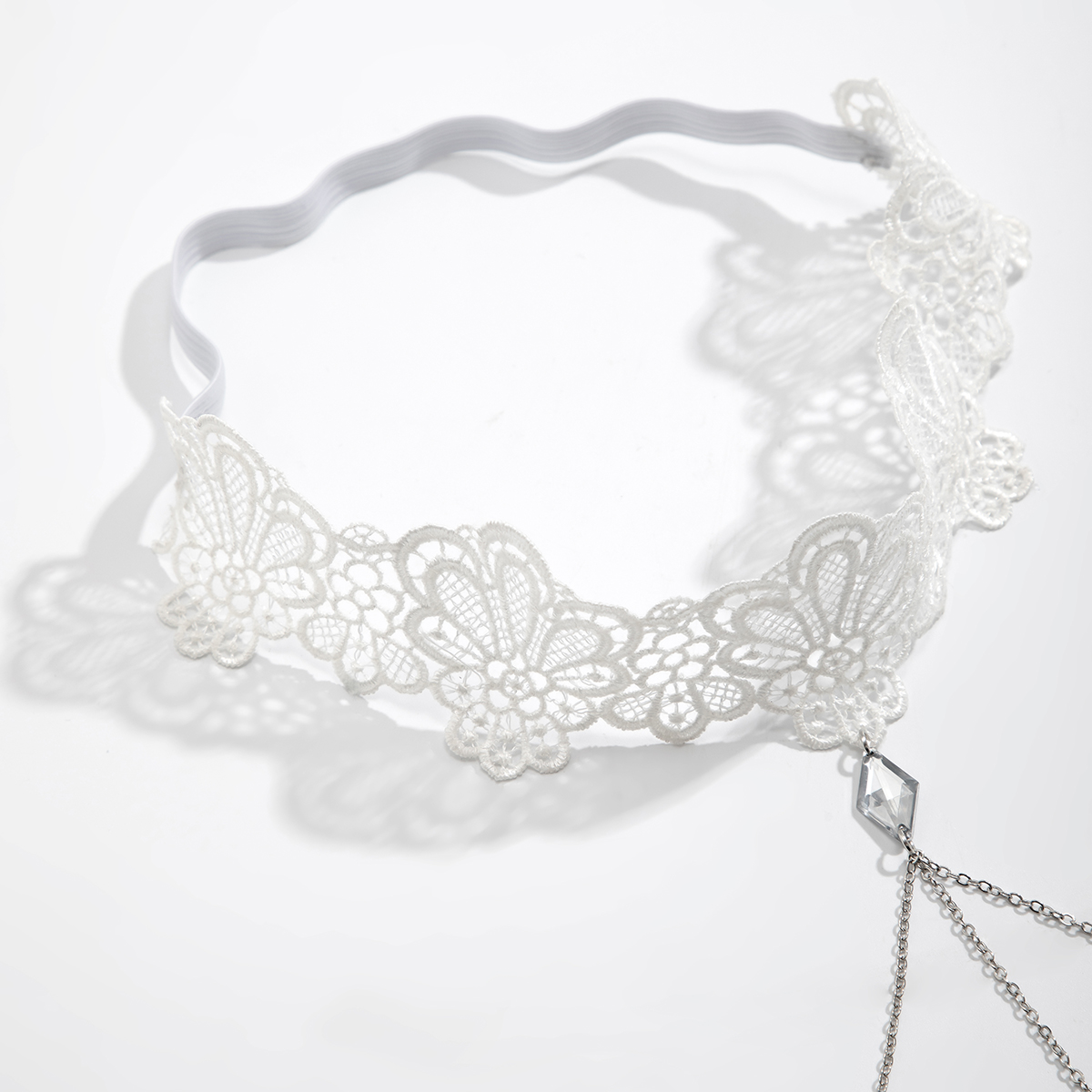 Ingesight สร้อยคอลายลูกไม้สีขา - Body Jewelry บทวิจารณ์และราคา