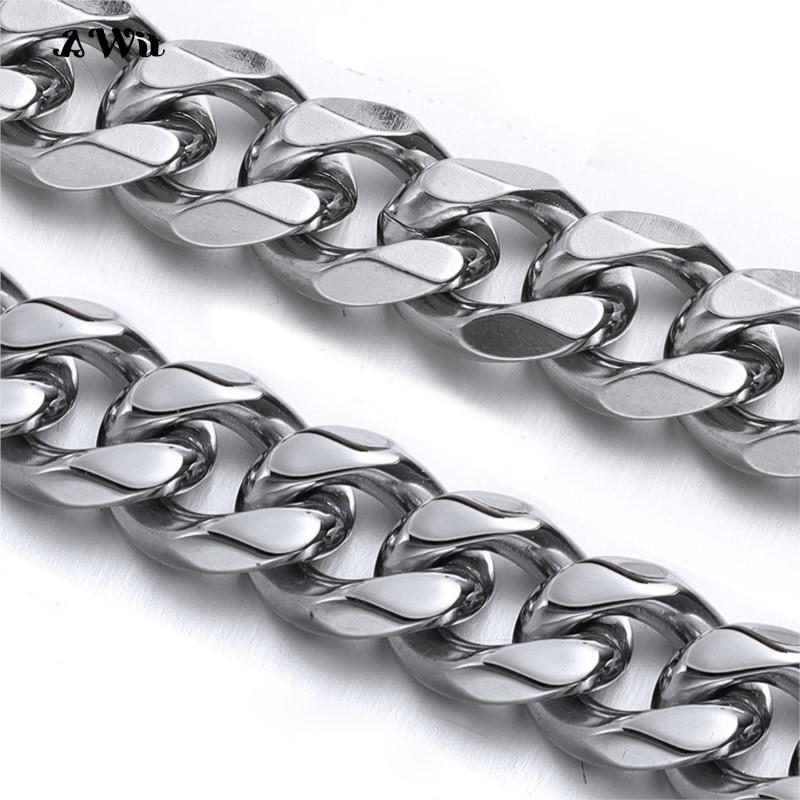 Cuban Link Chain สร้อยคอสแตนเล - Cuban Link Chain 12Mm บทวิจารณ์และราคา
