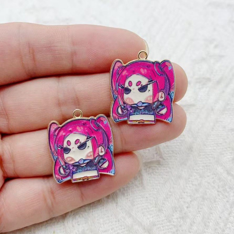 จี้การ์ตูนอนิเมะรูปหยดน้ำมัน 1 - Earrings บทวิจารณ์และราคา