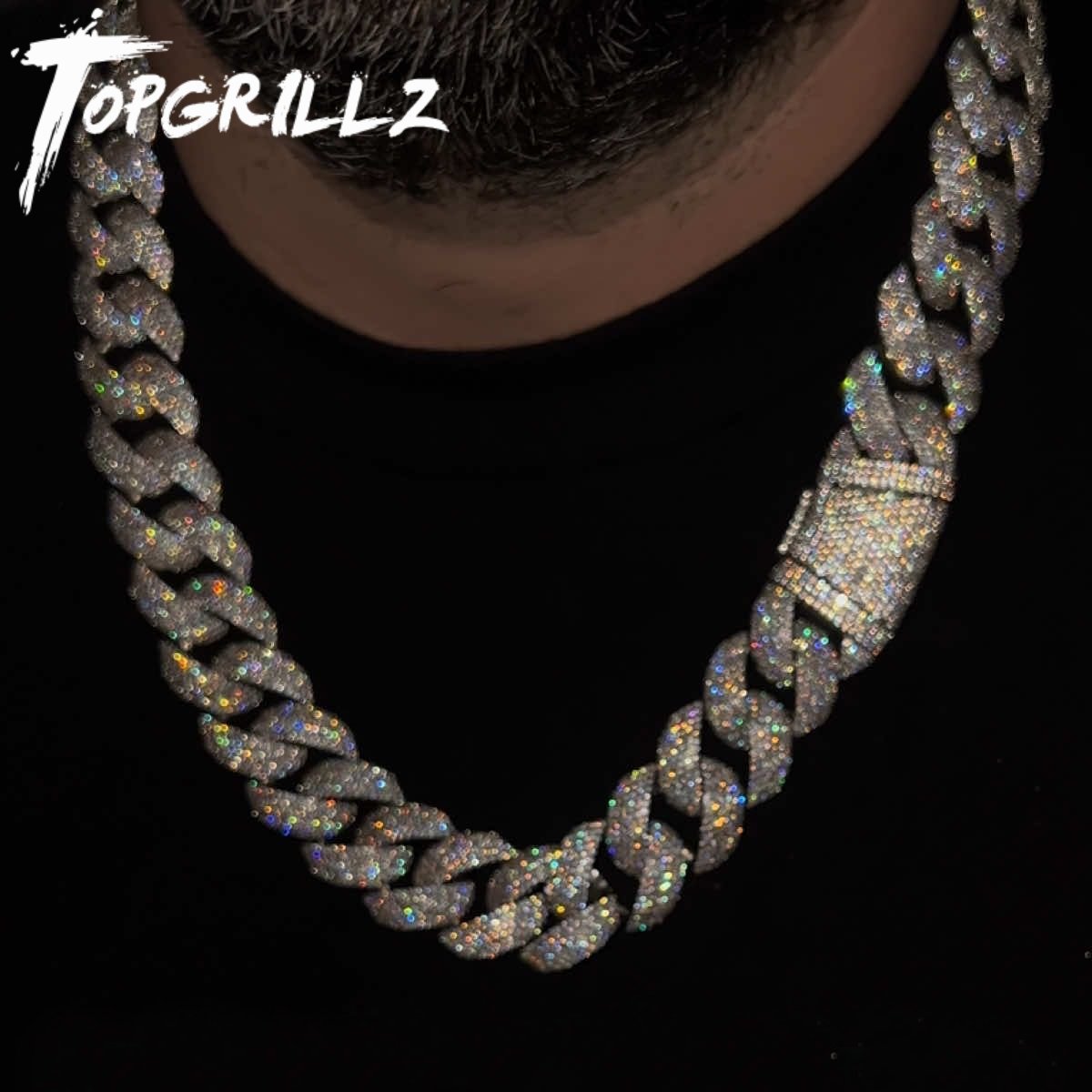 TOPGRILLZ สร้อยคอแบบคิวบัน 24  - Cuban Link Chain 12Mm บทวิจารณ์และราคา
