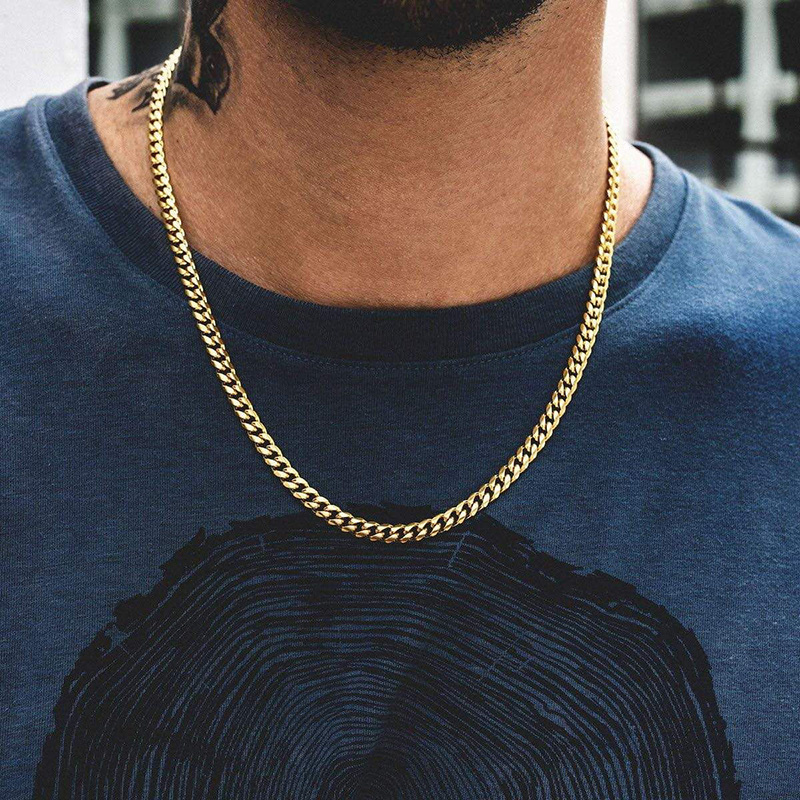 Vnox Men 3-11มม.สแตนเลส Cuban  - Cuban Link Chain 12Mm บทวิจารณ์และราคา