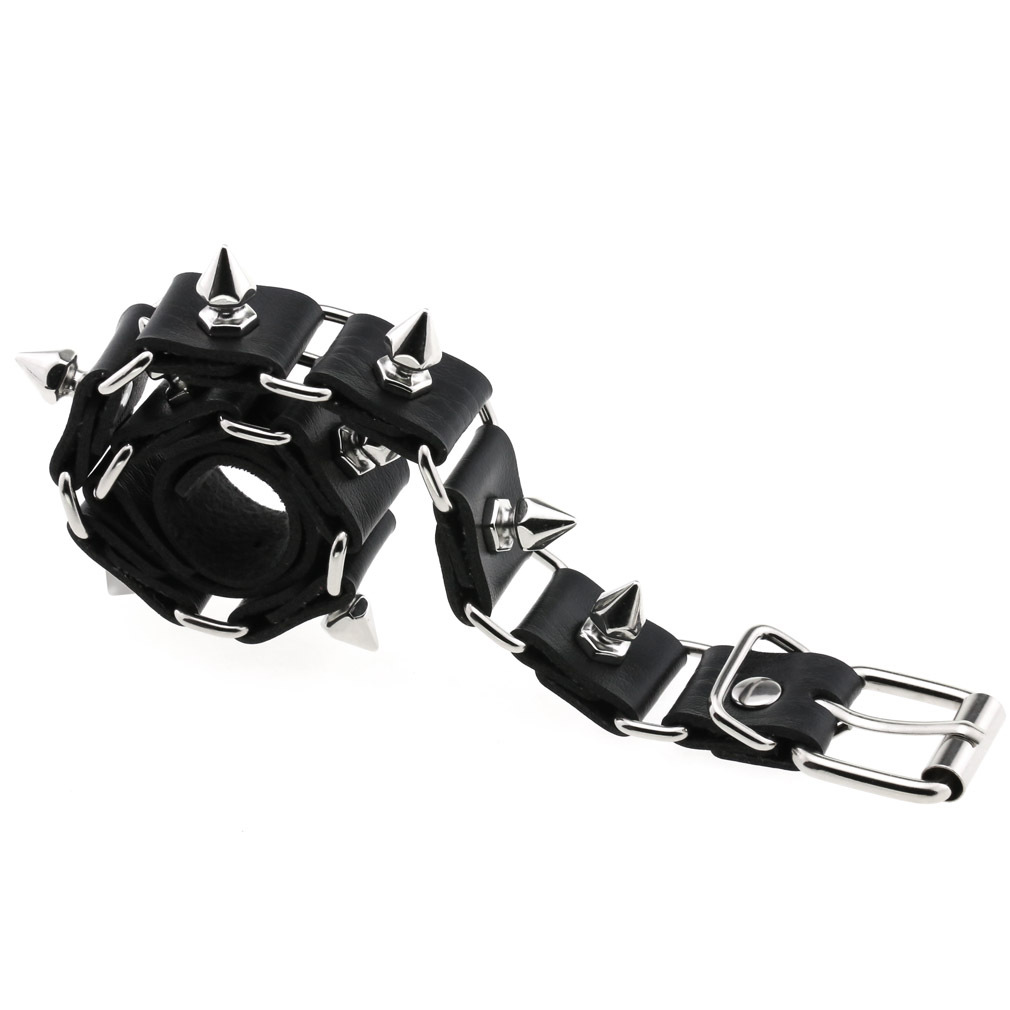 หนังสีดำ Heart Choker สร้อยคอ  - Goth Punk Spike Choker บทวิจารณ์และราคา