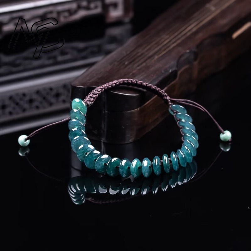 สร้อยข้อมือลูกปัดอะบาคัสสีน้ำเ - Necklaces บทวิจารณ์และราคา
