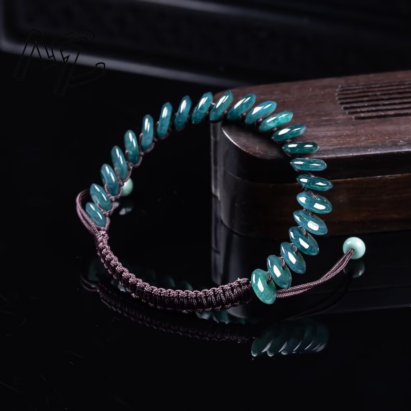สร้อยข้อมือลูกปัดอะบาคัสสีน้ำเ - Necklaces บทวิจารณ์และราคา