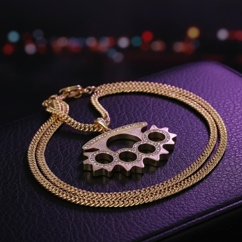 สร้อยคอจี้สแตนเลสสไตล์พังก์ Y2 - Layered Pendant Necklace Aesthetic บทวิจารณ์และราคา