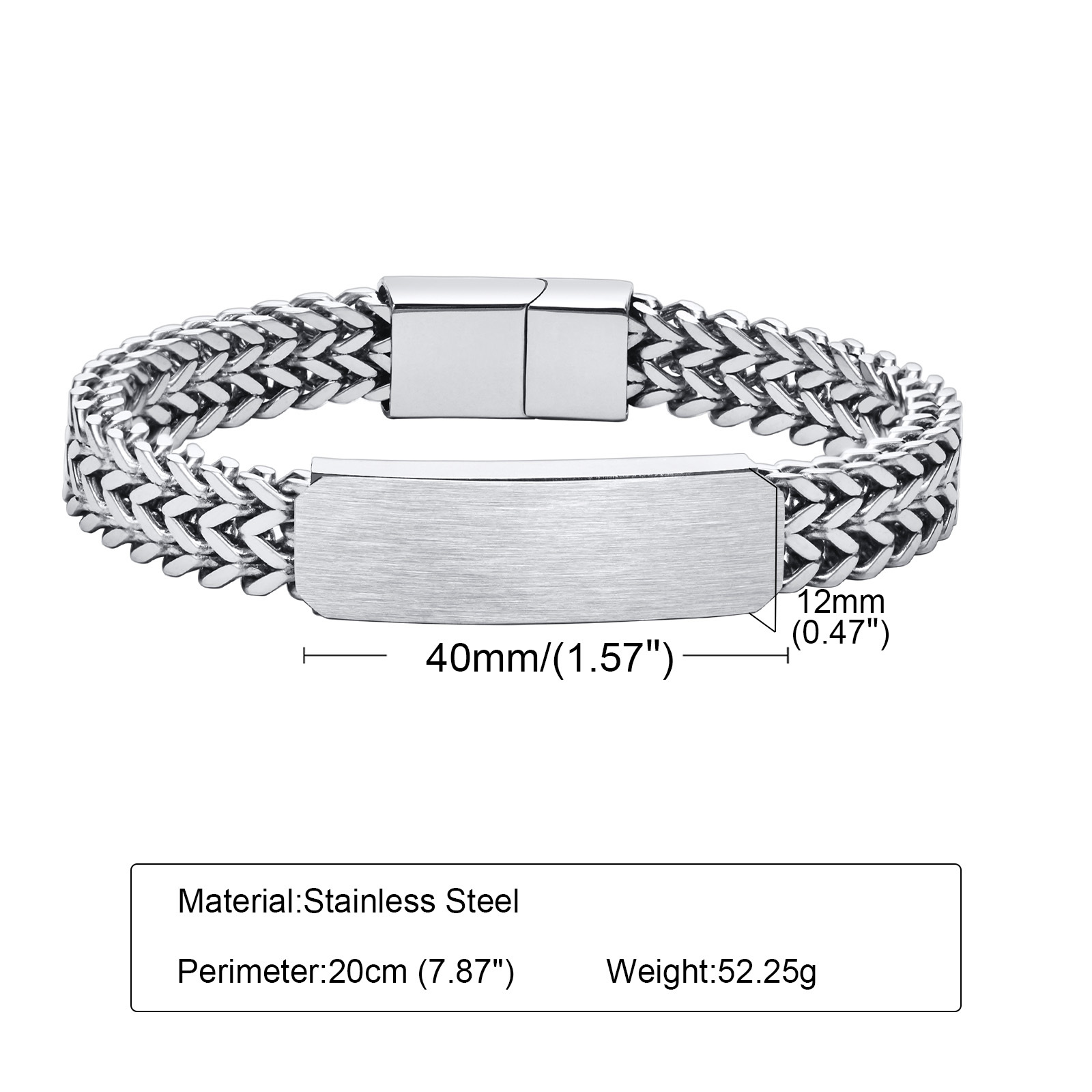 Vnox 12มม.ปรับแต่งสร้อยข้อมือผ - Cuban Link Chain 12Mm บทวิจารณ์และราคา