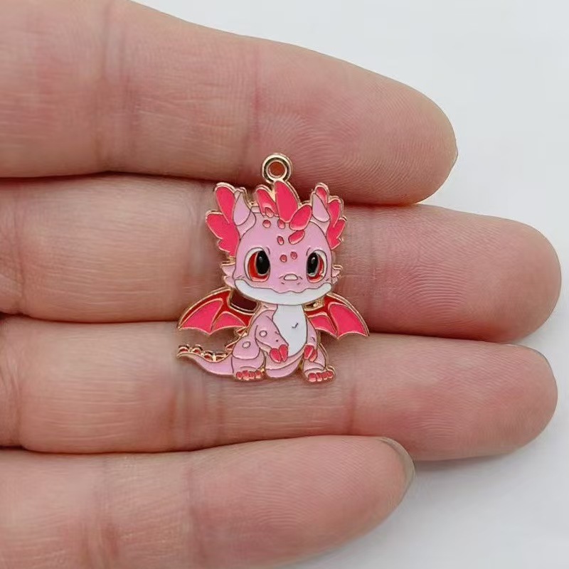 จี้ห้อยรูปมังกรน้อยแบบ DIY ลาย - Earrings บทวิจารณ์และราคา