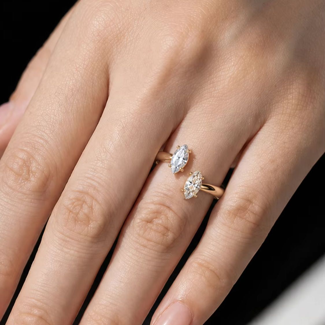 แหวนเงินแท้ 925 ขนาด 1 กะรัต พ - Moissanite Engagement Ring 1 Carat บทวิจารณ์และราคา