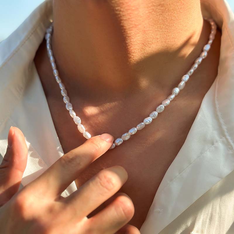 แฟชั่นใหม่สร้อยคอไข่มุกเทียมง่ - Pearl Choker Necklace Vintage บทวิจารณ์และราคา