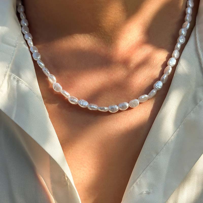 แฟชั่นใหม่สร้อยคอไข่มุกเทียมง่ - Pearl Choker Necklace Vintage บทวิจารณ์และราคา