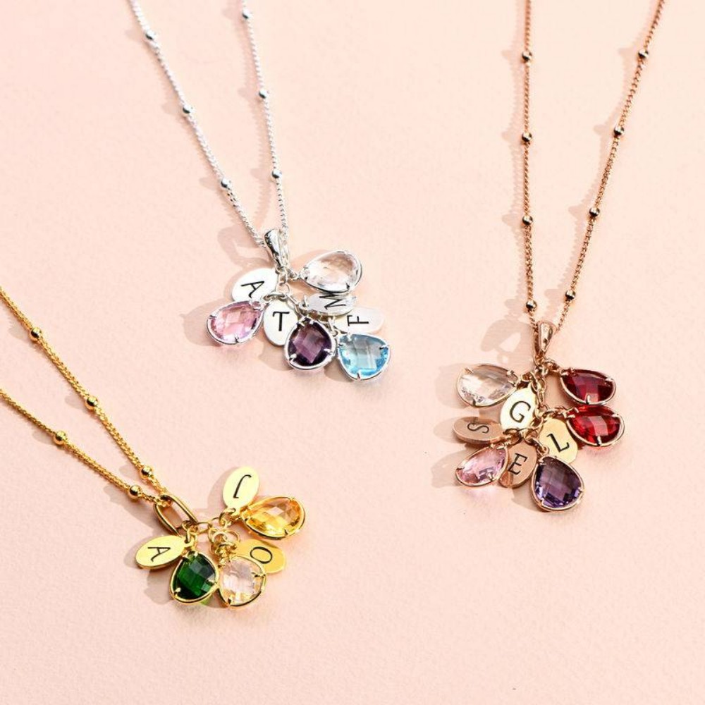 ที่กําหนดเองชื่อจี้ส่วนบุคคล B - Initial Letter Necklace 18K Gold บทวิจารณ์และราคา