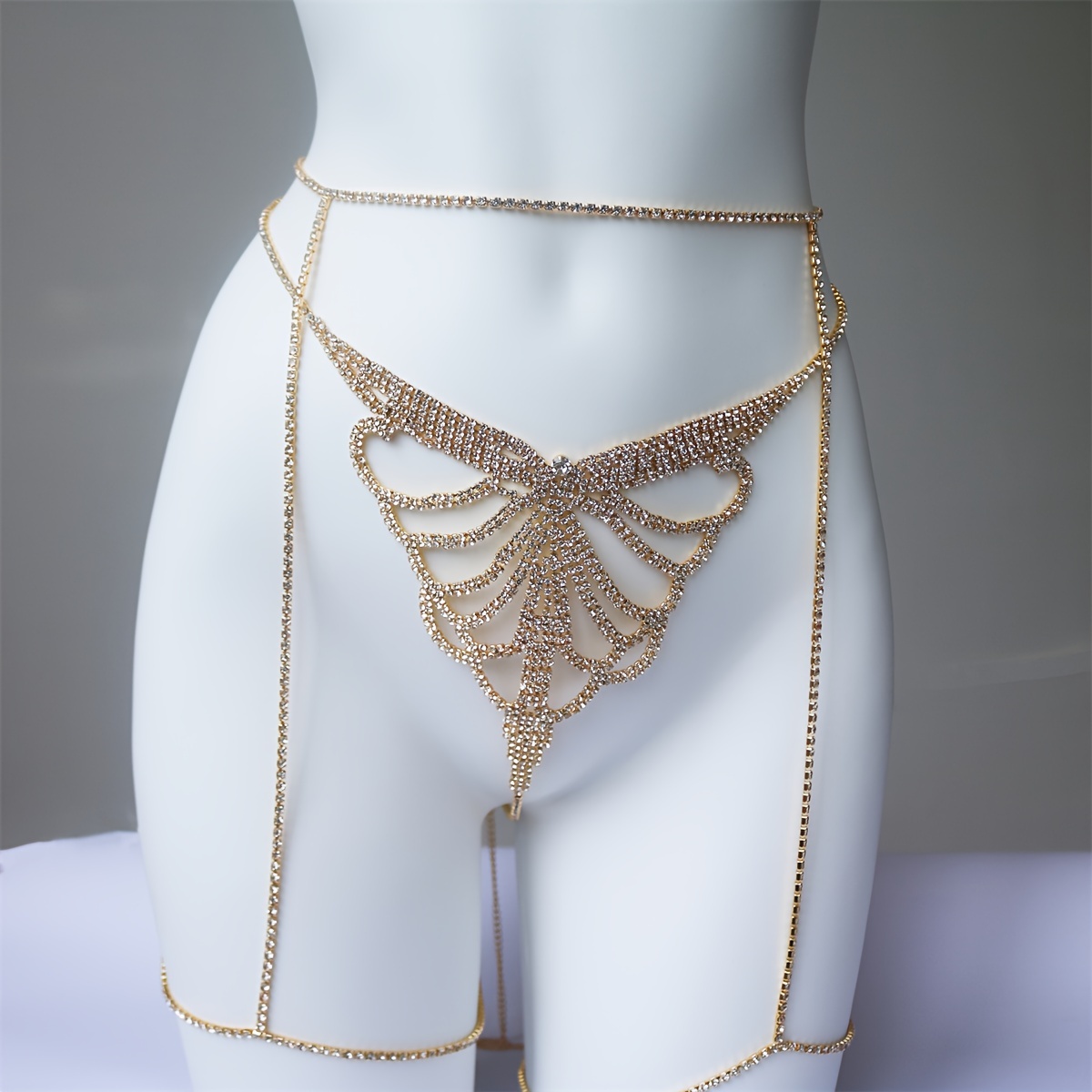 สร้อยคอประดับพลอยเทียมแบบหลายช - Body Jewelry บทวิจารณ์และราคา
