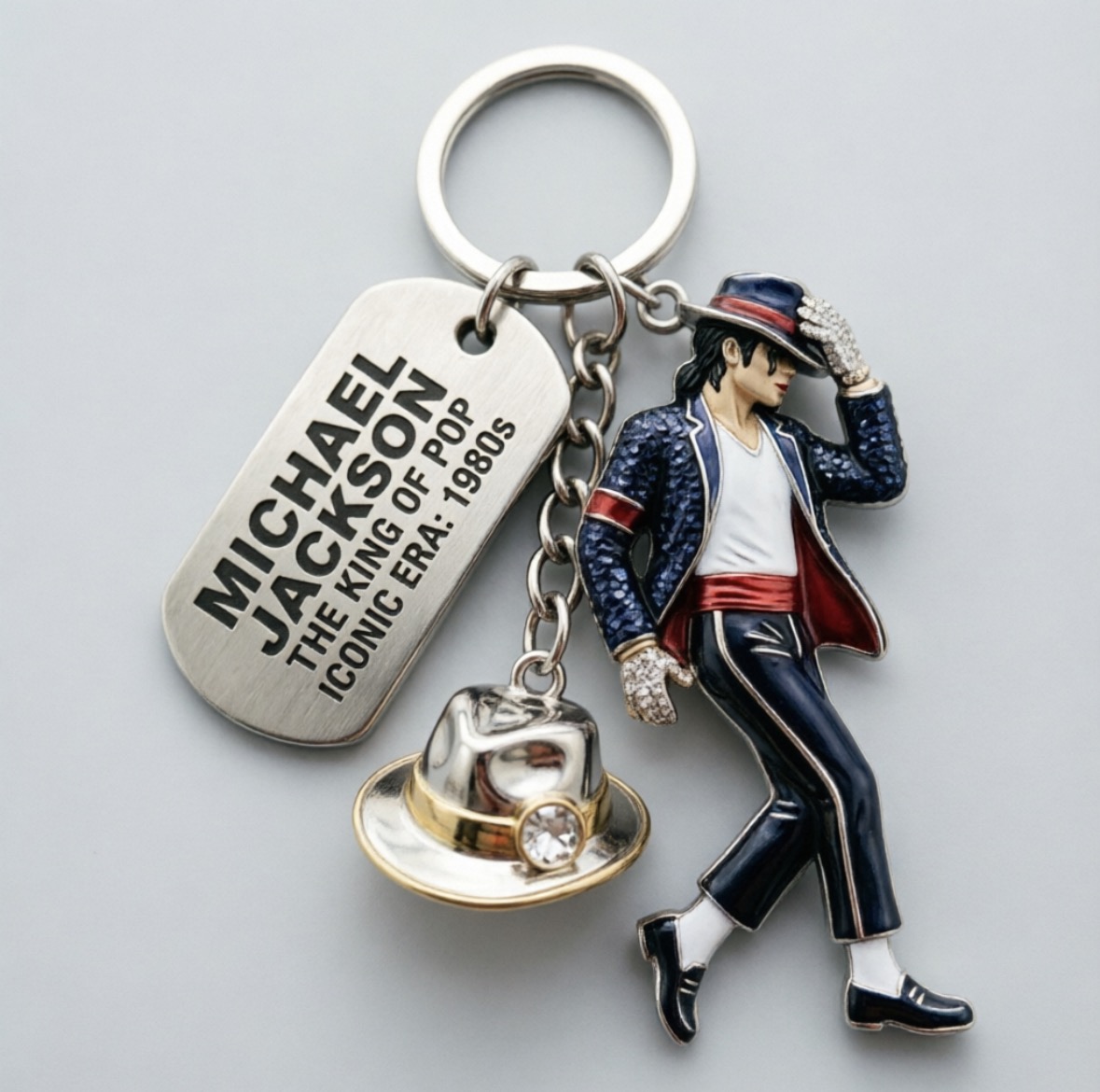 พวงกุญแจไมเคิล แจ็คสัน สำหรับต - Rings บทวิจารณ์และราคา