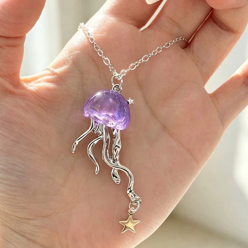 สร้อยคอโชคเกอร์สองชั้นลายแมงกะ - Layered Pendant Necklace Aesthetic บทวิจารณ์และราคา