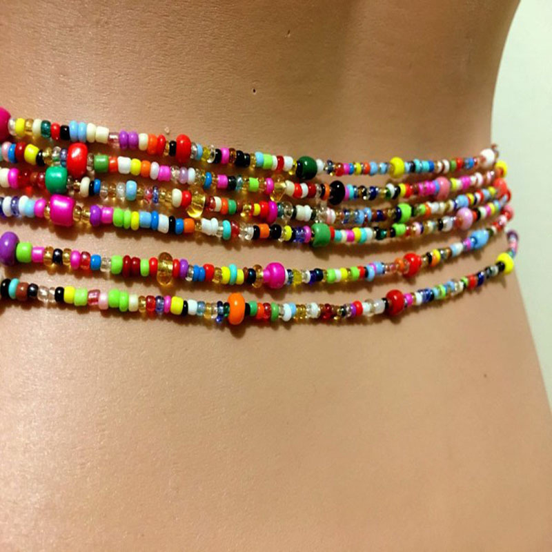 โซ่ประดับลูกปัดห้อยสะดือสำหรับ - Body Jewelry บทวิจารณ์และราคา
