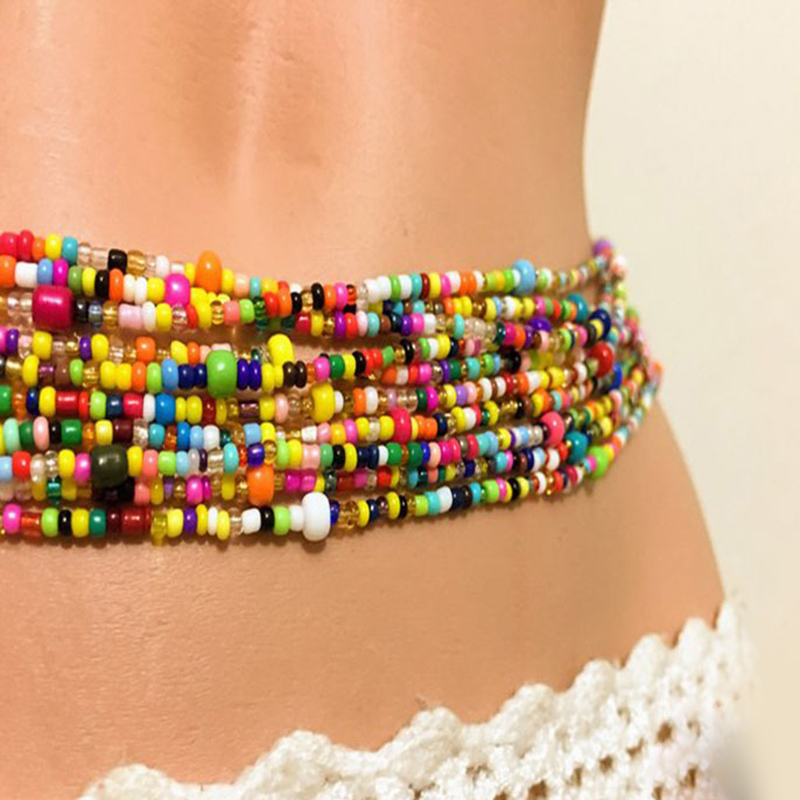 โซ่ประดับลูกปัดห้อยสะดือสำหรับ - Body Jewelry บทวิจารณ์และราคา