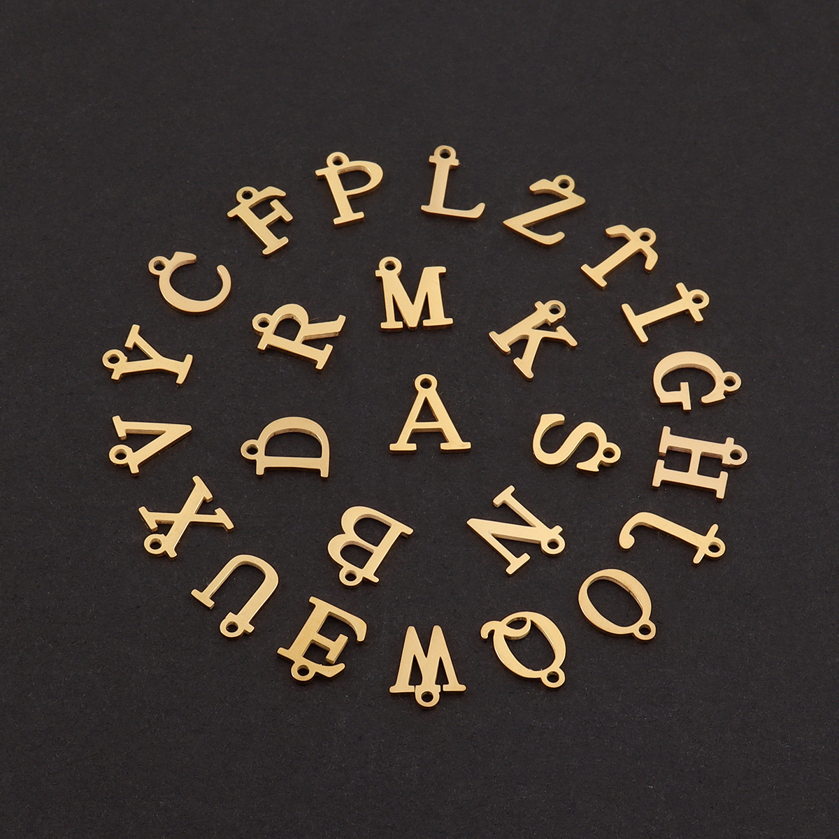 สร้อยคอจี้รูปหัวใจตัวอักษร A-Z - Initial Letter Necklace 18K Gold บทวิจารณ์และราคา